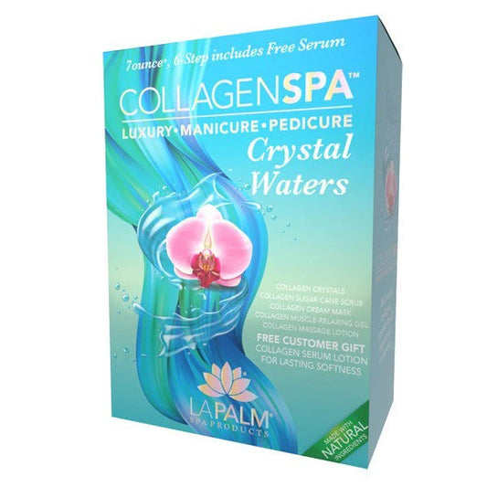 LAPALM COLLAGEN SPA 5 STEPS MANICURE + PEDICURE KIT- CRYSTAL WATER