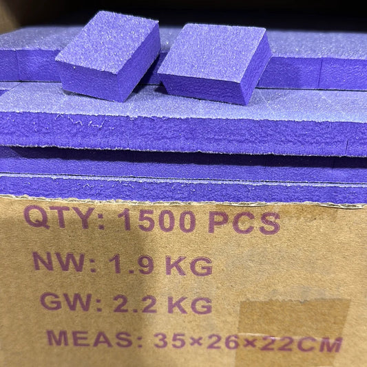 MINI BUFFER - PURPLE / GRIT 60/100 - 1500 pcs
