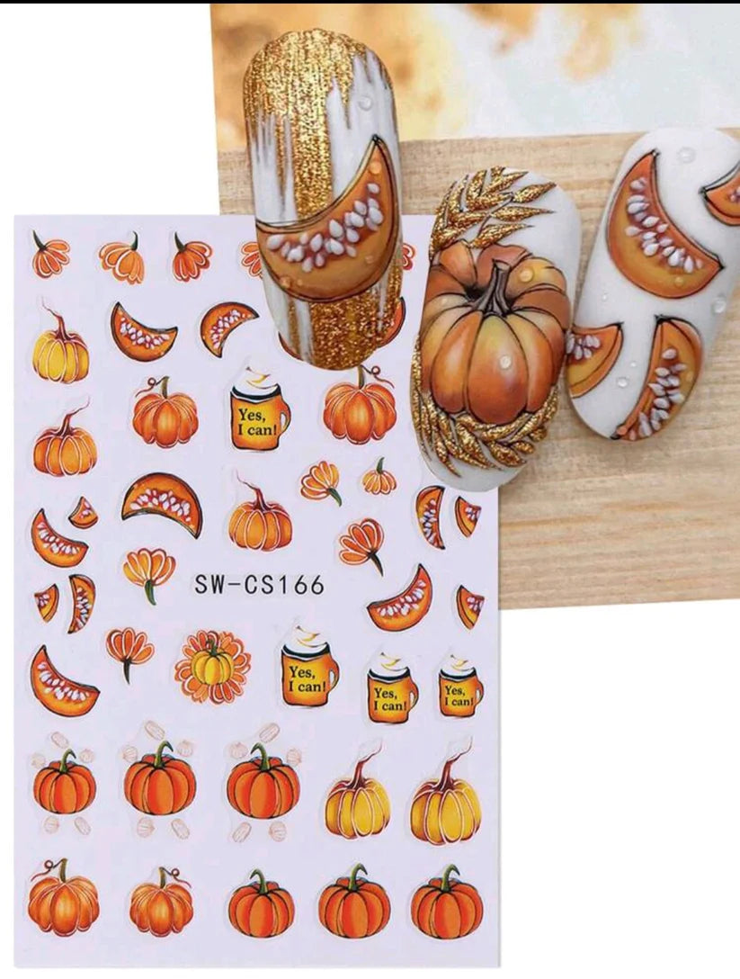 3D Nail Art Stickers - HELLOWEEN