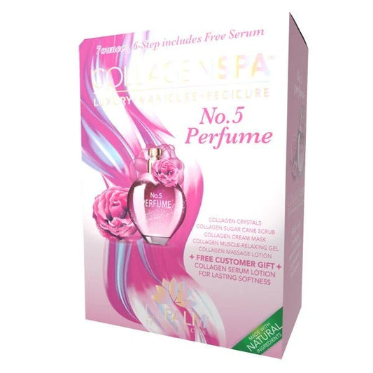 LAPALM COLLAGEN SPA 5 STEPS MANICURE + PEDICURE KIT- NO. 5 PERFUME