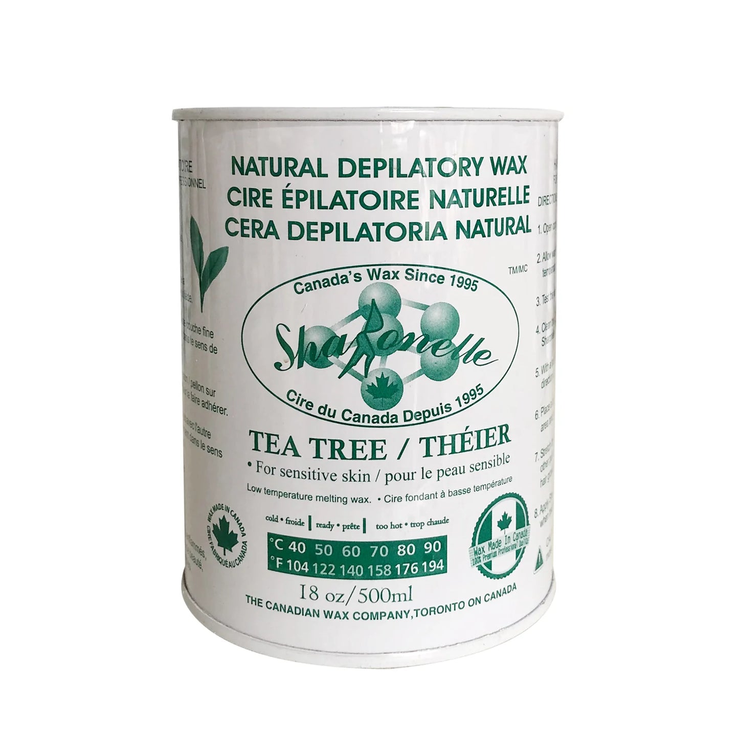 Sharonelle All Purpose Natural Depilatory Canned Wax 500ml
