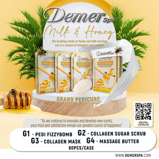 DEMER DELUXE PEDICURE KIT MILK AND HONEY