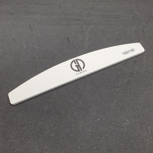 GND BANANA MANICURE 7 INCH FILE EACH - 100/100