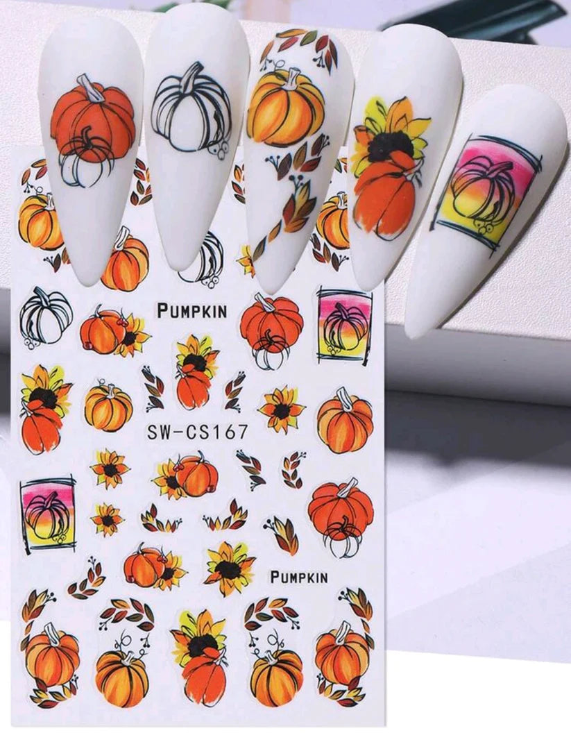 3D Nail Art Stickers - HELLOWEEN