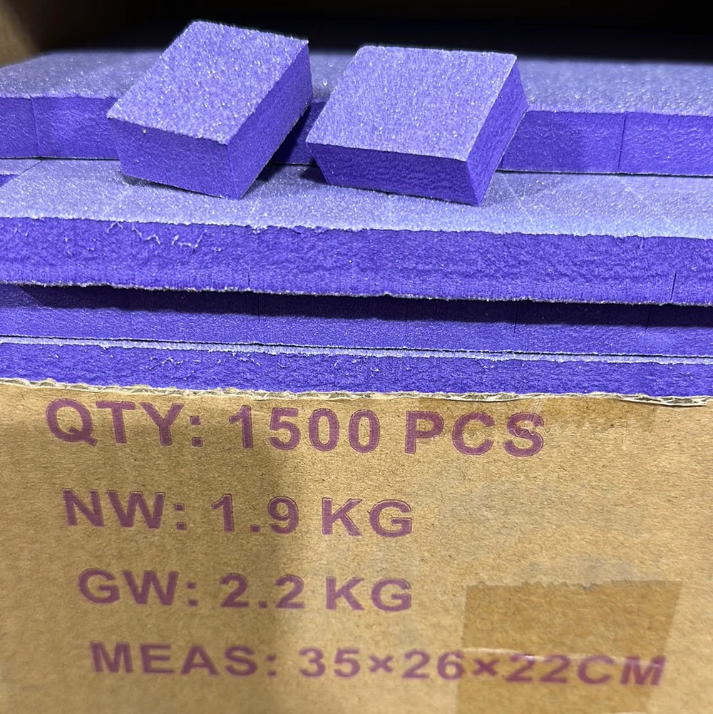 MINI BUFFER - PURPLE / GRIT 60/100 - 1500 pcs
