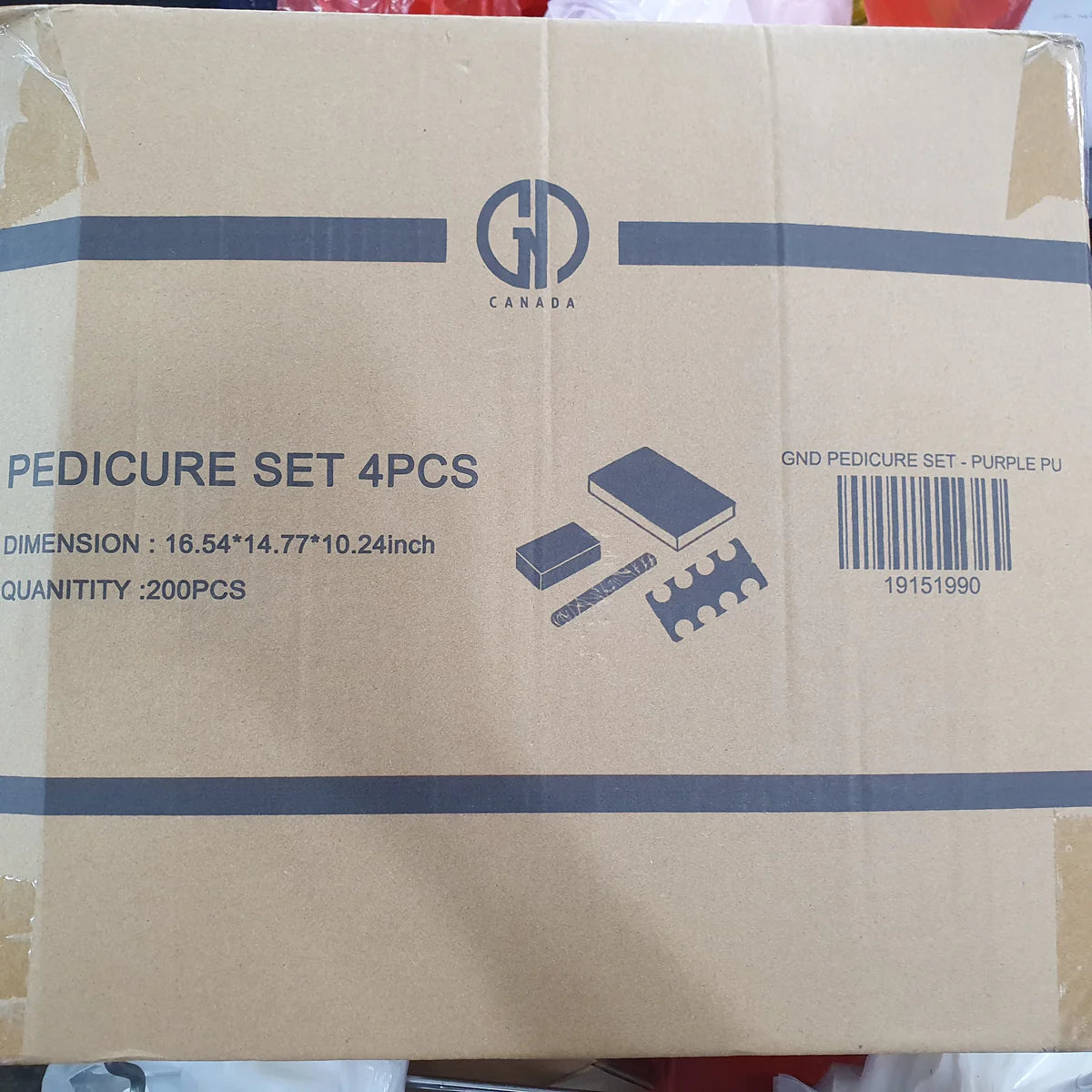 DISPOSABLE PEDICURE SET - 200 bags / case