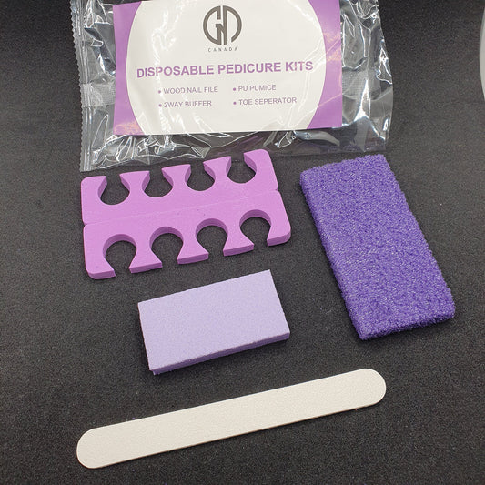 DISPOSABLE PEDICURE KIT - 4 pcs/ pack