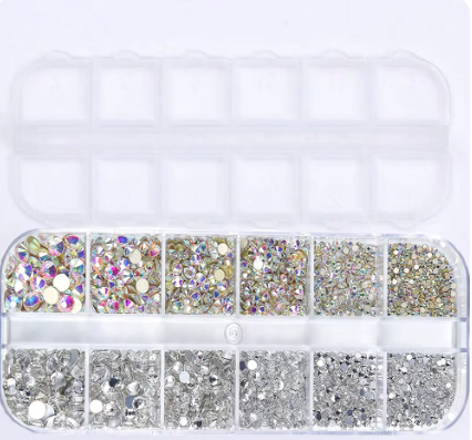 Nail Art Rhinestones Kit 2400pcs